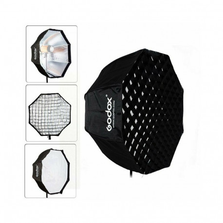 Godox Softbox met Paraplu Aansluiting 95cm + Grid