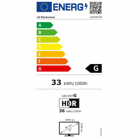 LG UltraGear OLED 32" 32GX870A-B mängurimonitor