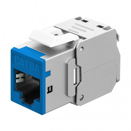 Goobay Keystone moodul RJ45 CAT 6A, STP, õhuke sinine