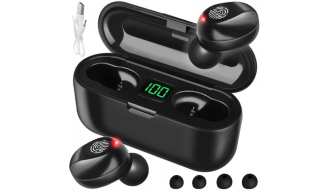 Izoxis wireless earbuds with power bank S16154