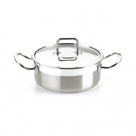 Casserole BRA A340353 Steel 2 L 25 L Ø 20 cm Stainless steel