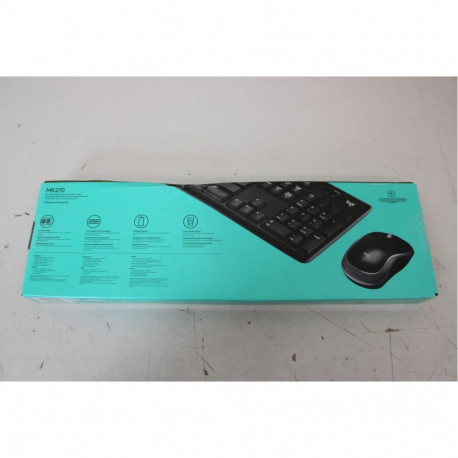 Logitech SALE OUT. MK270 Wireless Keyboard and Mouse Combo, Black | MK270 | Keyboard and Mouse Set |