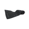 Gembird KEYBOARD FLEXIBLE USB ENG/BLACK KB-109F-B