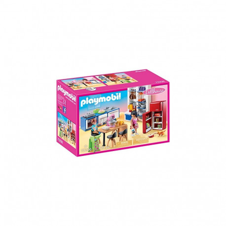 PLAYMOBIL 70,206 family kitchen, construction toys