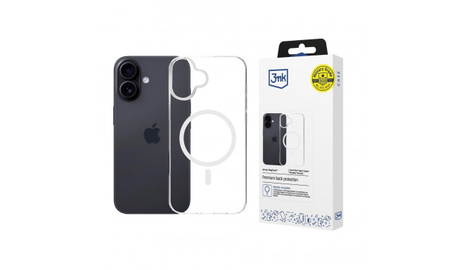 3mk Armor MagCase for iPhone 16 Plus - Transparent