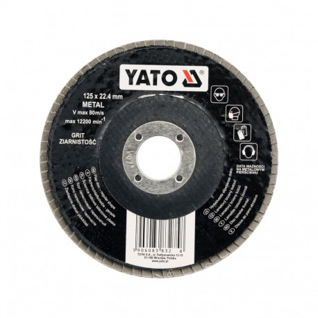 Lihvketas 125 mm P100 YT-83275 YATO