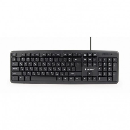KEYBOARD STANDART USB RUS/BLACK KB-U-103-RU GEMBIRD