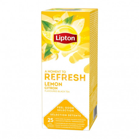 Must tee LIPTON Sidrun 25tk fooliumümbrikus