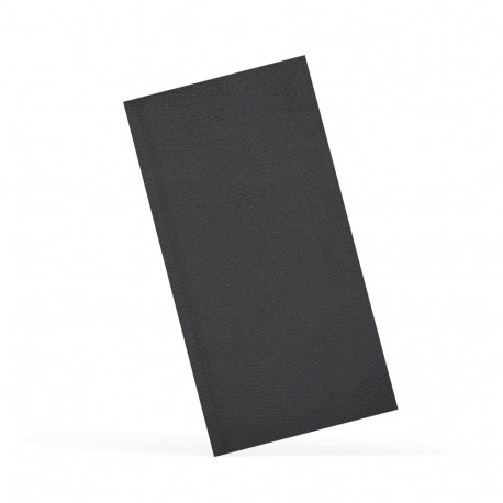 Peleman menüükaaned - must nahk, 158x304mm