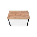DINING TABLE COBALT WOODEN/BLACK