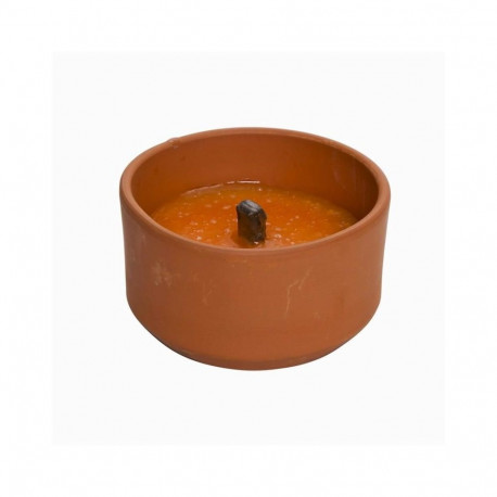 CANDLE AGAINST MOSQUITOS IN CERAMIC DISH