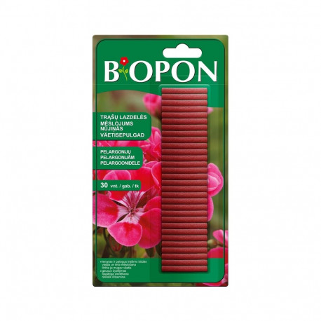 BIOPON PELARGONIUM FERTILIZING STICKS