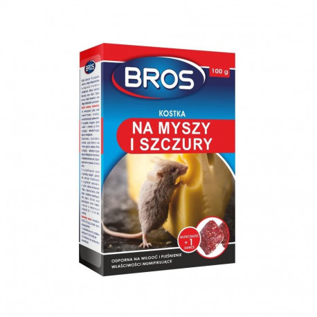 Bros hiirte ja rottide vahaplokk 100 g 054 B LV