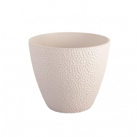 FLOWER POT SPW MR30 D30 WHITE STONE