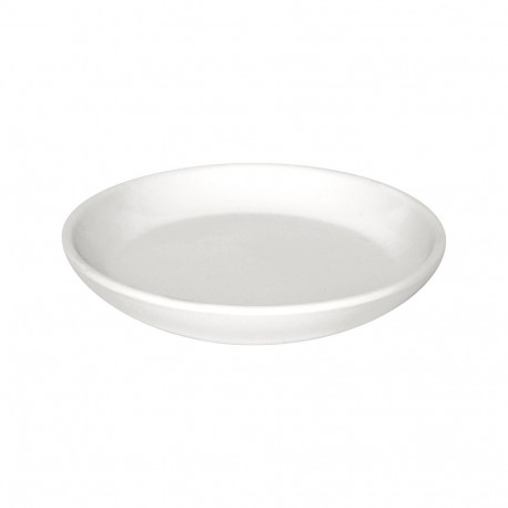 CERAMIC PLATE TOSKANIA STR D19 WHITE MAT