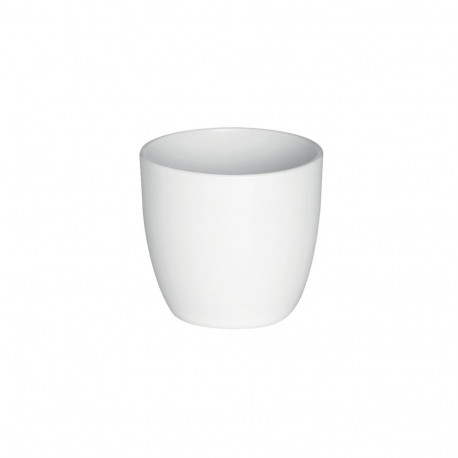 CERAMIC POT EMI D18 WHITE MATT