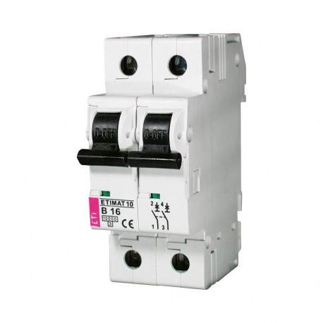 CIRCUIT BREAKER ETIMAT10 C10A 2P