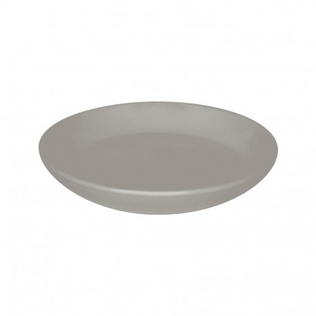 CERAMIC PLATE D22 SILVER