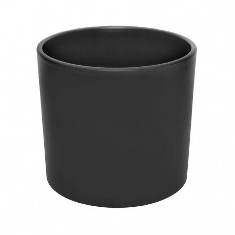 CERAMIC POT WALEC STRUCTUR D17 BLACK MAT