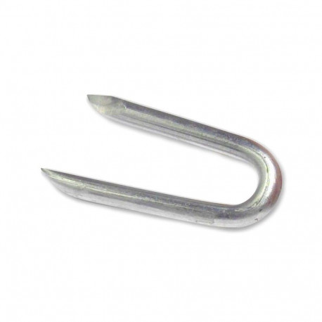 Kuumtsingitud U-kujulised klambrid 40X3.0MM 1KG karp