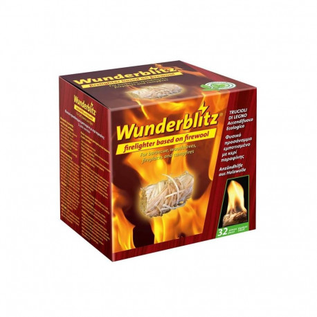 WOOD WOOL KINDLINGS 32PCS