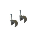 CLIPS CABLE NC8-12 GREY 100PCS