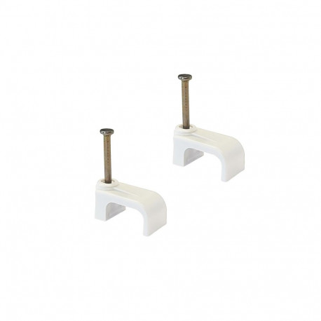 Kaabliklambrid CHF5.6X10 valged 100PCS