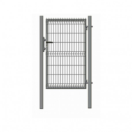 WICKET WITH PANEL 1000X1530 GREY 60X60