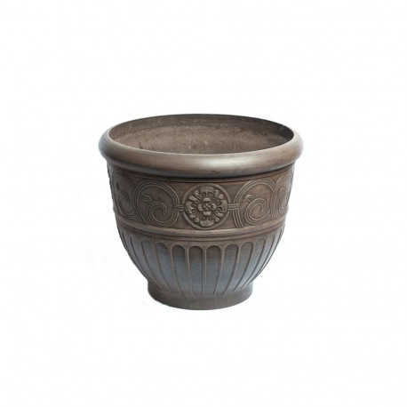FLOWER POT SPW OB81-B D56 CHOCOLATE