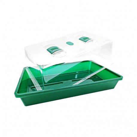 SPROUTING GREENHOUSE 38X24X12CM GREEN