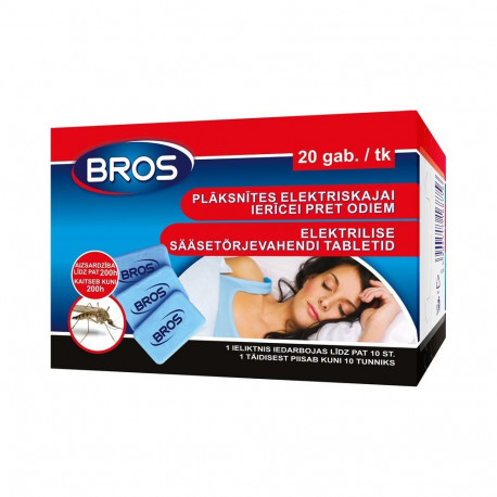 Bros sääseaurusti plaadid 20PC LV/EE