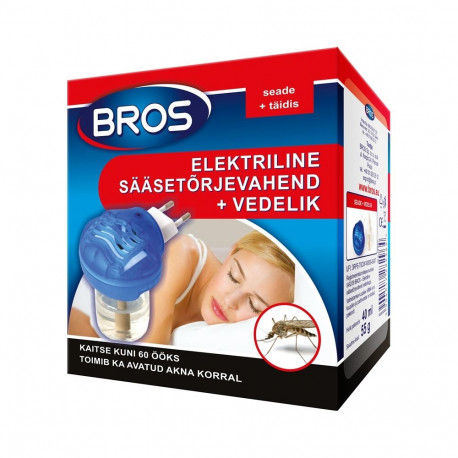Pistikusse ühendatav aurusti + vedelik Bros 40ml EE
