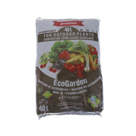EcoGarden kompost koos aia mullaparandajaga