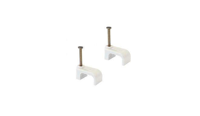 CLIPS CABLE NC6X10 WHITE 20PCS