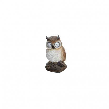 DECORATION OWL ON BRANCH 12X12X20CM