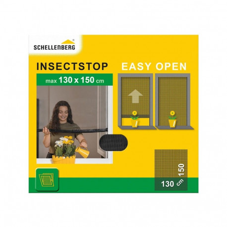 Kergesti avatav putukavõrk 130x150 antratsiit