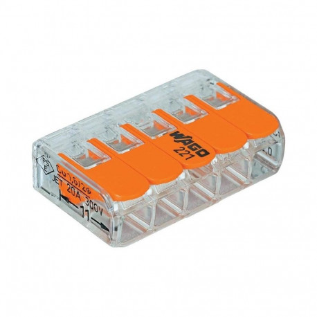 Kaabliühendus 221-415/25 5X0.02-4 mm² (25