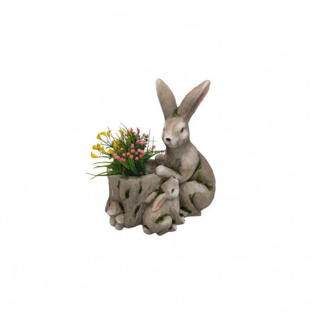 POT DECOR BUNNIES 40X26X45CM
