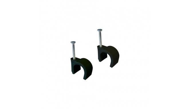CLIPS CABLE NC7-10 BLACK 20PCS