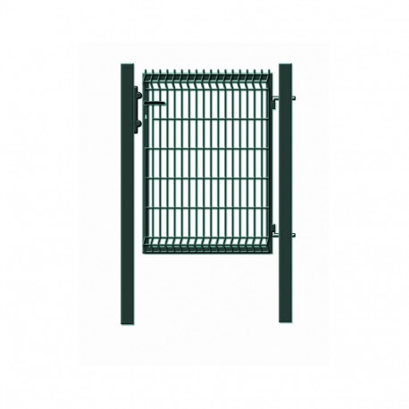 Roheline paneeltäitega jalgvärav 100X123CM