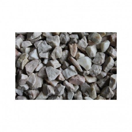 DECORATIVE STONES 4-8MM 25KG WHITE