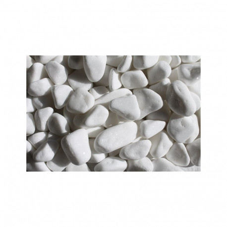 DECORATIVE STONES 15-25MM 20KG WHITE