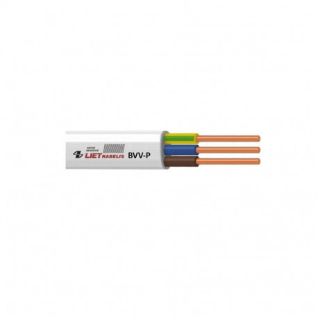 CABLE BVV-P 3X1.0 WHITE (200)