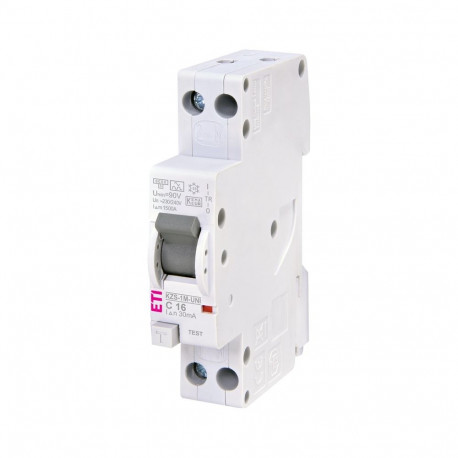 Lekkevoolurelee 1P+N 16A 30MA KZS-1M-UNI