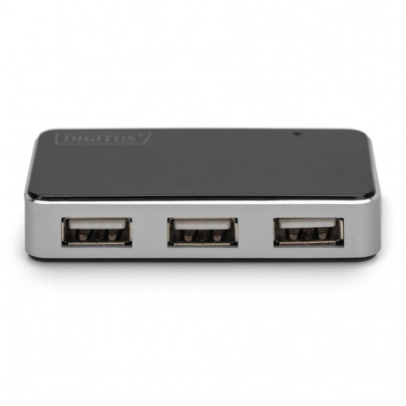 DIGITUS USB 2.0 4-Port Hub with power 5V/2A black
