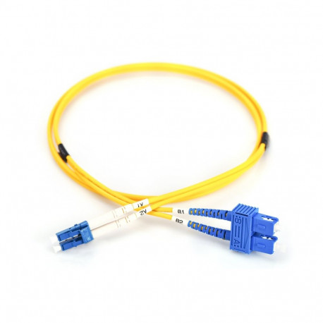 DIGITUS Fiber Optic Patch Cord, LC to SC Singlemode 09/125 µ, Duplex Length 5m