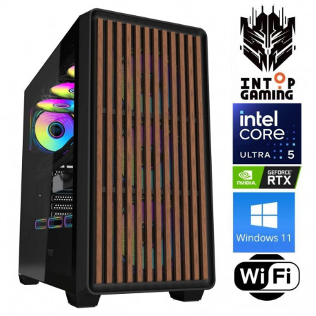INTOP Ultra 5 245KF 64GB DDR5 1TB SSD M.2 NVME+4TB RTX5050 8GB WiFi WIN11Pro