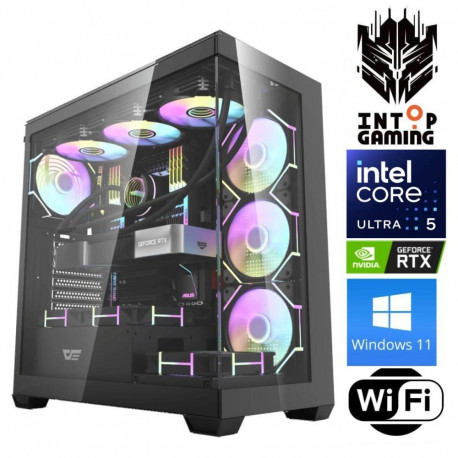 INTOP Ultra 5 245KF 64GB DDR5 1TB SSD M.2 NVME+4TB RTX5060Ti 16GB WiFi WIN11Pro