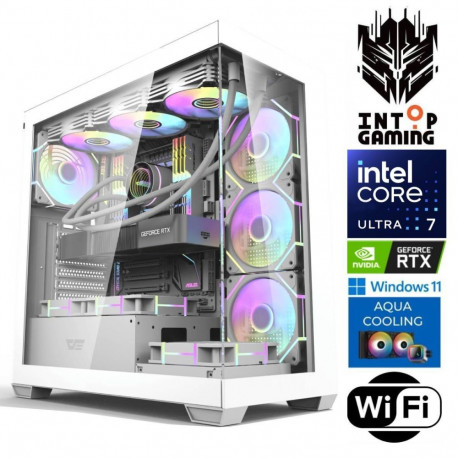 INTOP AQUA Ultra 7 265KF 32GB DDR5 1TB SSD M.2 NVME+4TB RTX5060Ti 8GB WiFi WIN11