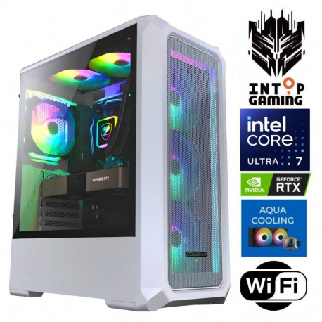 INTOP AQUA Ultra 7 265KF 64GB DDR5 500SSD M.2 NVME+4TB RTX5060Ti 8GB WiFi no-OS